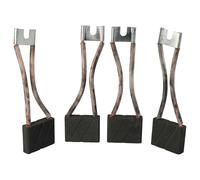 vhbw 4x balais de charbon 31,4 x 39,8 x 10 mm remplace Linde J2506034, 0009718189 pour véhicule utilitaire