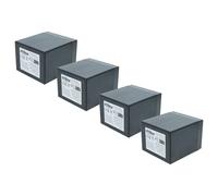 Vhbw 4x Batterie De Bord Compatible Avec Ld Systems Roadman 102 Caravane, Bateau, Camping-Car (6ah, 12v, Agm), 10,8 X 9,1 X 7,2 Cm