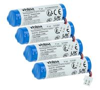 vhbw 4X Batteries Compatible avec Carrera 370180116X, 370181030, 370160023 Voitures de Course (700mAh, 3,2V, LiFePO4, 50 x 16 x 14 mm, JST ZH)