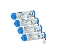 vhbw 4X Batteries Remplacement pour Carrera 370600050 pour Voitures de Course (700mAh, 3,2V, LiFePO4, 50 x 16 x 14 mm, JST ZH)