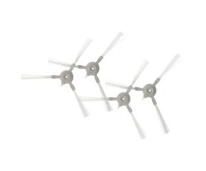 vhbw 4X Brosse latérale Compatible avec 360 S6 Robot aspirateur - Lot de brosses, Blanc