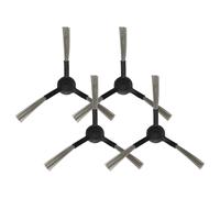 vhbw 4x Brosse latérale compatible avec Cecotec Conga 3290, 3390, 3490/4090, 3490, 3690 robot aspirateur - Lot de brosses, gauche/droite, noir