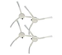 vhbw 4x Brosse latérale compatible avec Dreame F9 Pro, L10 Pro, Z10 Pro robot aspirateur - Lot de brosses, blanc