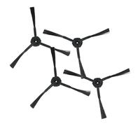 vhbw 4X Brosse latérale Compatible avec Ecovacs Deebot KK8, X580, X600, CR120, X500 Robot aspirateur - Lot de brosses, Noir