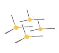 vhbw 4x Brosse latérale compatible avec Ecovacs Deebot R95, Slim, R98, R96 robot aspirateur - Lot de brosses, gris / jaune