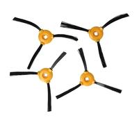 vhbw 4x Brosse latérale compatible avec Eufy RoboVac 11c, 11 robot aspirateur - Lot de brosses, noir/orange