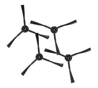 vhbw 4x Brosse latérale compatible avec iLife Chuwi V5Pro, V5, V5S robot aspirateur - Lot de brosses, noir