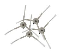 vhbw 4x Brosse latérale compatible avec Proscenic M7 Pro, M7 robot aspirateur - Lot de brosses, gauche/droite, blanc