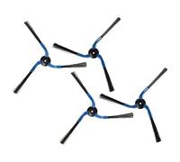 vhbw 4X Brosse latérale Compatible avec Samsung Navibot SR8730, Navobot VCR8840 Robot aspirateur - Lot de brosses, Gauche/Droite, Noir/Bleu