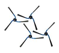 vhbw 4x Brosse latérale compatible avec Samsung VC-RL84VR, VC-RL87V, VC-RL87VR robot aspirateur - Lot de brosses, gauche/droite, bleu / noir