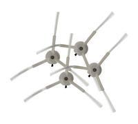 vhbw 4x Brosse latérale compatible avec Uoni V980 Plus robot aspirateur - Lot de brosses, gauche/droite, blanc