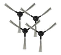 vhbw 4x Brosse latérale compatible avec Xrobot XR210, XR510 robot aspirateur - Lot de brosses, gris / noir