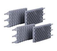 vhbw 4X Brosse Remplacement pour Zodiac R0635904 pour Robot aspirateur de Piscine - en Caoutchouc, 23,9 x 12,8 x 4 cm