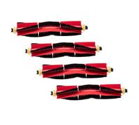 vhbw 4x Brosses rotatives, set de rouleaux compatible avec Xiaomi Roborock S6, S6 MaxV, S6 Pure aspirateur robot - rouleau brosse, brosse principale