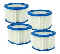 vhbw 4x Cartouche filtrante remplacement pour Festool R640, 488461 pour aspirateur - Filtre pour particules fines