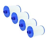 vhbw 4X Cartouche filtrante Remplacement pour Waterway Front Access Skimmer 50 SF pour Spa, Bain à remous - Filtre de Rechange Blanc/Bleu