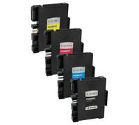 vhbw 4X Cartouches Compatible avec Ricoh Aficio SG 3100, SG 3100SF, SG 2100, SG 2100N, SG 2010, SG 2010L imprimante avec Puce