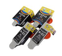 vhbw 4X Cartouches Compatible avec Samsung All-in-One CJX-2000, CJX-2000FW, CJX-1050, CJX-1050W, CJX-1000 imprimante avec Puce