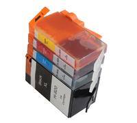 vhbw 4x cartouches compatible pour HP Officejet 6500, 6000 Wireless, 6500A imprimante - Set cyan, magenta, noir, jaune avec puce