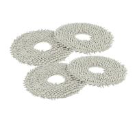 vhbw 4x compatible avec Dreame L10 Prime, Ultra Prime, Ultra aspirateur robot - Lingettes tampon - 4x housse de nettoyage