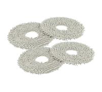 vhbw 4x compatible avec Dreame L10s Pro, Plus, Pro Gen2, Prime aspirateur robot - Lingettes tampon - 4x housse de nettoyage