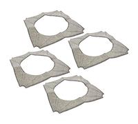 vhbw 4x compatible avec Ecovacs Winbot W950, W-950 nettoyeur de fenêtres - lingette pour lavage