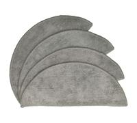 vhbw 4x compatible avec Lefant T700, M571, M501A aspirateur robot - chiffon en microfibre