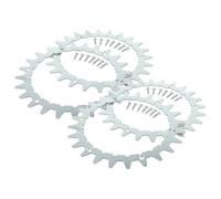 vhbw 4x Crampon compatible avec Worx M500 2.0, M700, M1000i, M1000, M500 robot tondeuse - acier inox, 24 dents, vis incluses