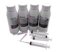 vhbw 4x encre de remplissage universelle pour imprimantes comme Canon, Brother, Dell, Samsung - kit de recharge