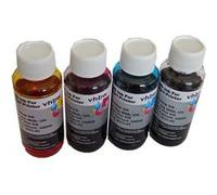 vhbw 4X Encre de Recharge Compatible avec Epson imprimante - Kit de Recharge Dye Cyan, Dye Magenta, Dye Noir, Dye Jaune