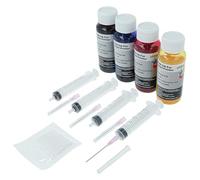 vhbw 4x Encre de sublimation compatible avec Lanier GX E3350N | GX E3300N imprimante de sublimation - Kit de recharge cyan, magenta, jaune, noir, 100ml