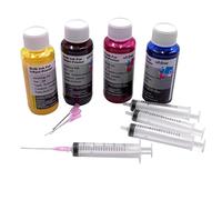 vhbw 4x Encre de sublimation compatible avec Ricoh Aficio SG 3110DNW imprimante de sublimation - Kit de recharge cyan, magenta, noir, jaune, 100ml G