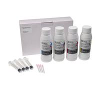 vhbw 4x Encre de sublimation compatible avec Ricoh Aficio SG K3110DN imprimante de sublimation - Kit de recharge cyan, magenta, noir, jaune, 250ml