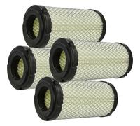 vhbw 4x Filtre à air compatible avec Hitachi EX EX225USR, EX EX255, EX EX220-3, EX EX220LC-2, EX EX220-2 pelleteuse - Filtre moteur extérieur