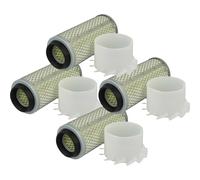 vhbw 4x Filtre à air compatible avec ISEKI TX 2160, K3B, TX 1300, TX 1500, TX 2140 pelleteuse - Filtre moteur extérieur