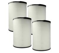 vhbw 4x Filtre à air remplacement pour Philips FY4440/30, Nanoprotect S3 pour purificateur - multicouches HEPA + charbon actif