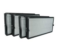 vhbw 4x Filtre à charbon actif remplacement pour Kärcher 2.863-078.0 pour purificateur d'air - Filtre à air H13 noir