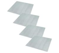 vhbw 4x Filtre anti-graisse compatible avec Bosch DHE655M01, DHZ620100, DHE655MGB01, DHE655M03, DHE655M02 hotte de cuisine, métal