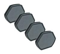 vhbw 4x filtre compatible avec Bosch BGS 21WPOW/02, 21830IL/01, 21832/01, 21833/01, 21WPOW/01 aspirateur - Filtre en mousse noir / blanc