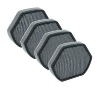 vhbw 4x filtre compatible avec Bosch BGS2230GB, BGS2230, BGS2ALL2, BGS2232, BGS2ALL4 aspirateur - Filtre en mousse noir / gris