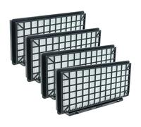 vhbw 4x filtre compatible avec Bosch BSGL5126902, BSGL5126GB01, BSGL5126601, BSGL5126901, BSGL5126602 aspirateur - filtre HEPA noir/blanc