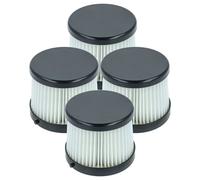 vhbw 4x filtre compatible avec Dewalt DCV5011H, DCV501HB aspirateur - filtre HEPA noir / blanc