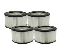 vhbw 4x filtre compatible avec Firefix 963 aspirateur de cendres - filtre HEPA noir / blanc