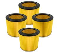 vhbw 4x Filtre compatible avec Güde GAA 100 T (Type 55154), GAA 50 (Type 55136) aspirateur à copeaux