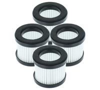 vhbw 4x filtre compatible avec Kärcher CVH 2 Premium, 2-4, 3 Plus, 2, 3 aspirateur - Filtre HEPA noir / blanc