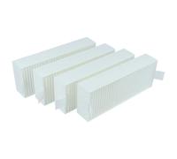 vhbw 4x Filtre compatible avec Neff T58PL6EX2/01, T48TD7BN2/35, T48TD7BN2/20, T48TD7BN2/03 table de cuisson avec hotte intégrée, papier filtre