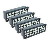 vhbw 4x filtre compatible avec Profilo PSV762SP/01, PSV762SP/04 aspirateur - filtre HEPA noir/blanc
