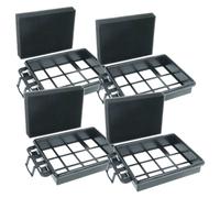 vhbw 4x filtre compatible avec Zelmer GVC355SM/01, ZVC352SK/01 (VC3300.0SK), ZVC352SK (VC3300.0SK) aspirateur - Filtre en mousse noir
