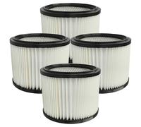 vhbw 4x filtre plissé compatible avec Starmix Energetic APDH-1430, APDM-1430 aspirateur à sec/humide - noir/blanc 5000 cm²