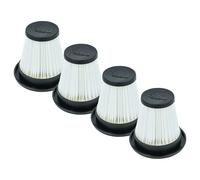 vhbw 4x filtre plissé compatible avec Stihl SEA 20 aspirateur à sec/humide - noir/blanc